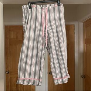 Cacique cropped lightweight pajama pants